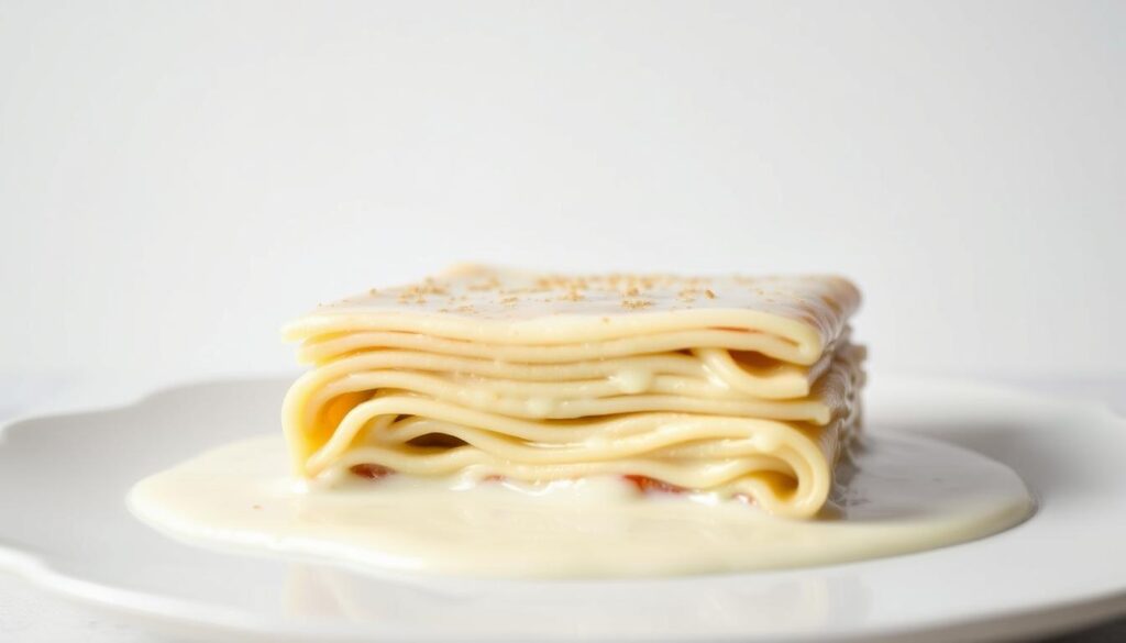 Béchamel Sauce in Lasagna