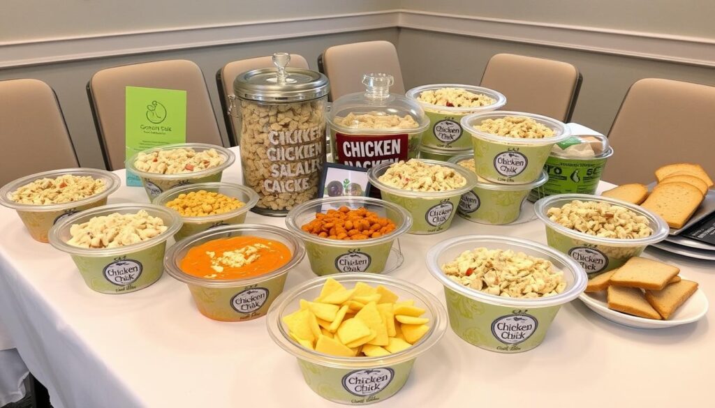 Chicken Salad Chick catering spread for a business meeting Chicken Salad Chick catering spread for a business meeting
