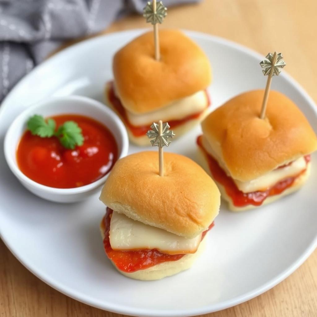Chicken parm sliders made with leftover chicken Chicken parm sliders made with leftover chicken