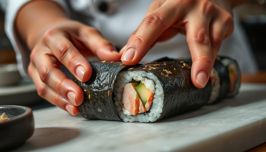 inside-out rolling technique