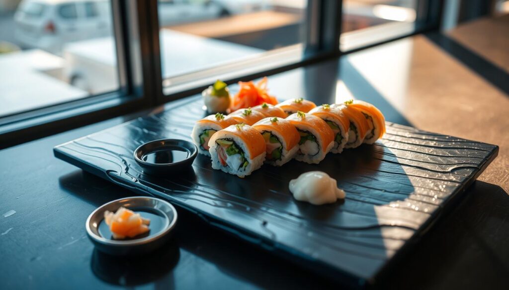 sushi presentation