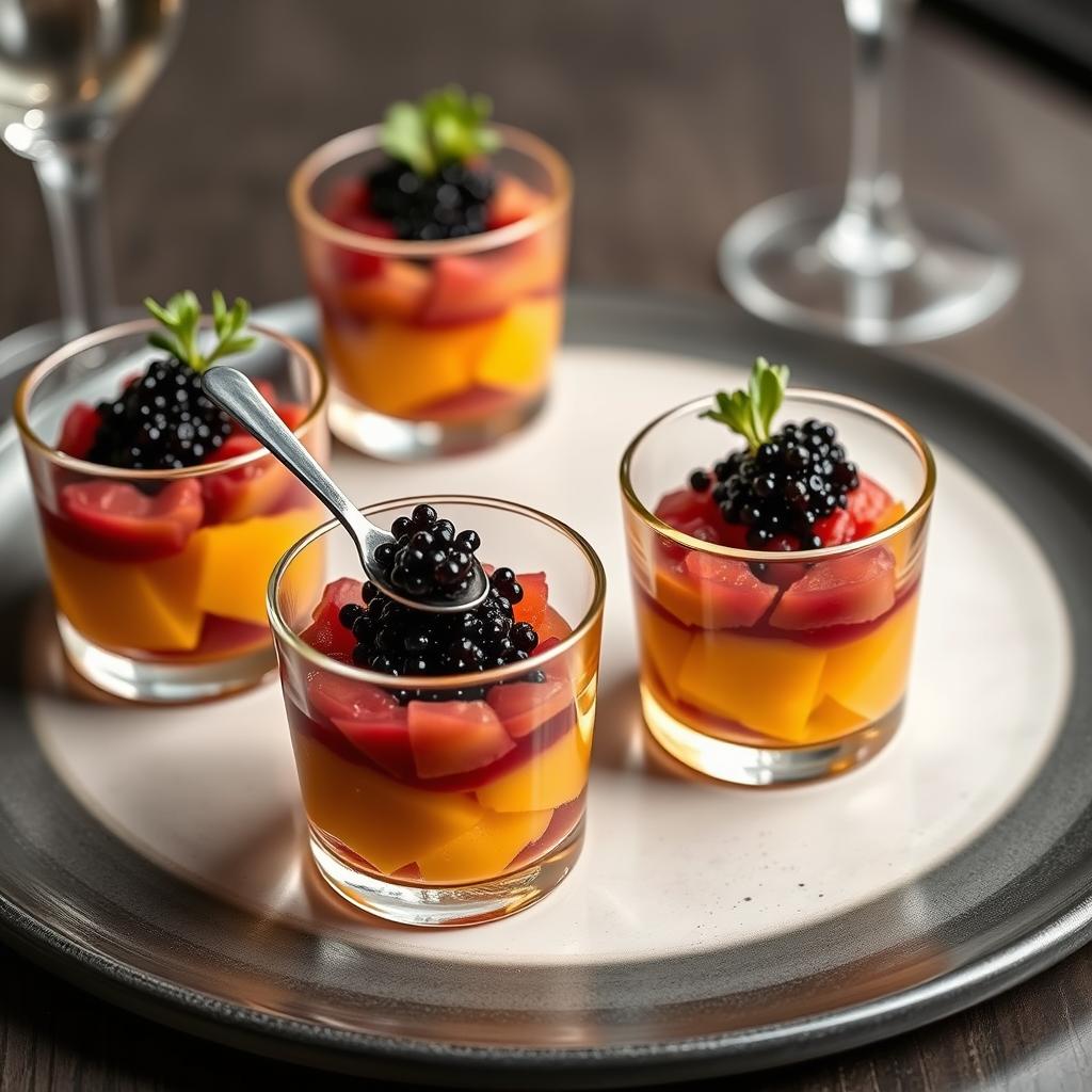 Golden Beet & Citrus Tartare with Caviar for 2026 New Year Super Recipes