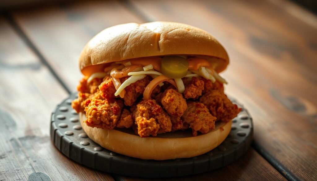 Nashville hot chicken sandwich