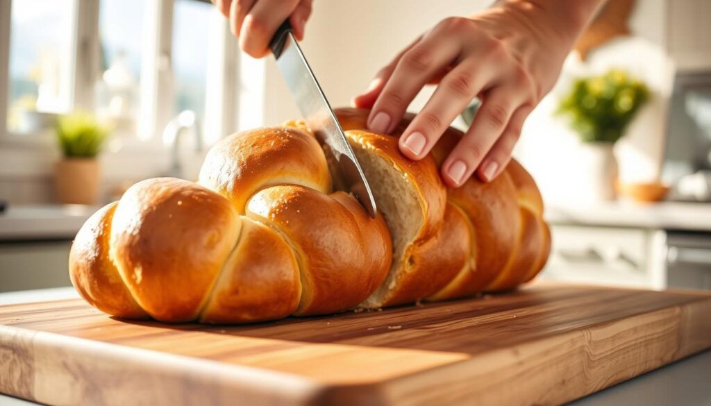 challah bread cutting techniques