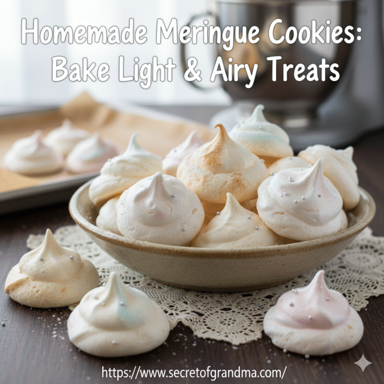 Homemade Meringue Cookies: Bake Light & Airy Treats