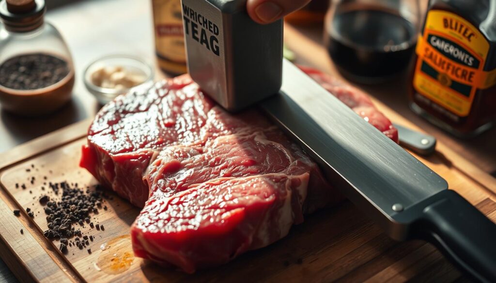 Preparing Steak for Chicken Fried Steak