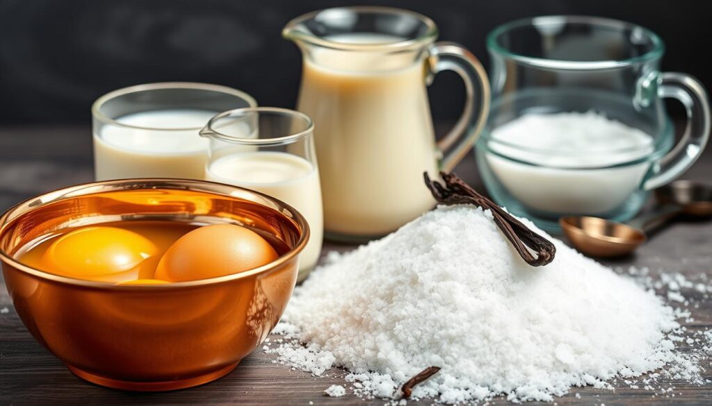 creme caramel ingredients