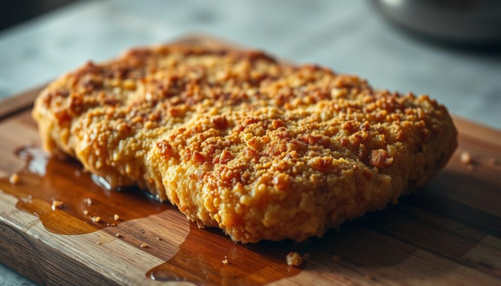 crispy breaded steak