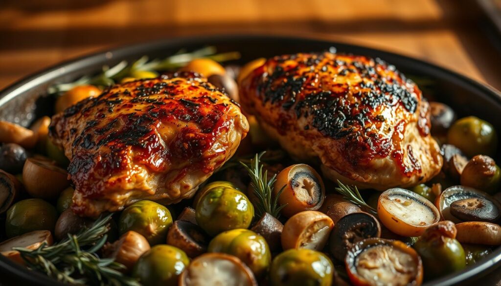 one-pan keto chicken thighs