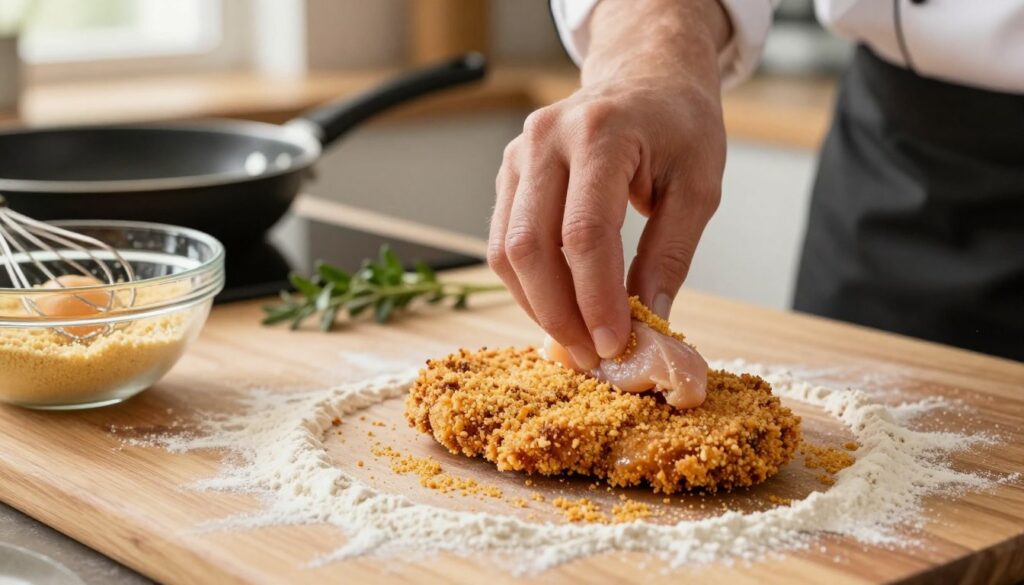 crispy chicken cutlet breading technique crispy chicken cutlet breading technique