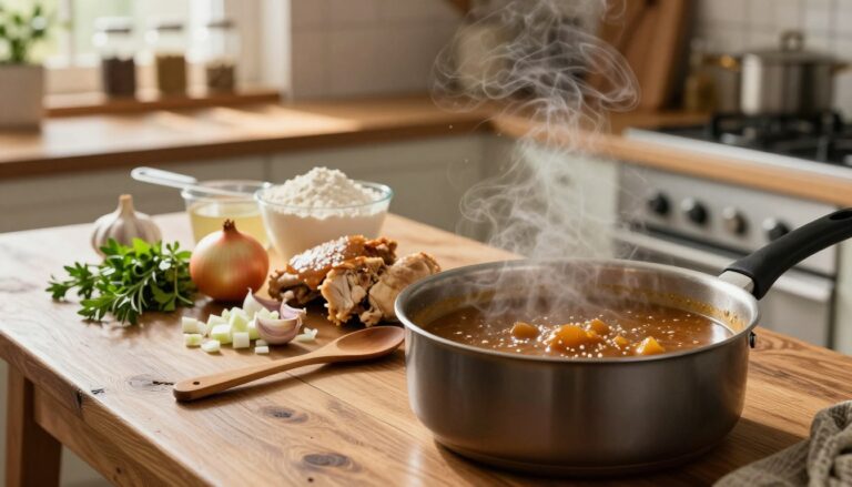 how to make chicken gravy