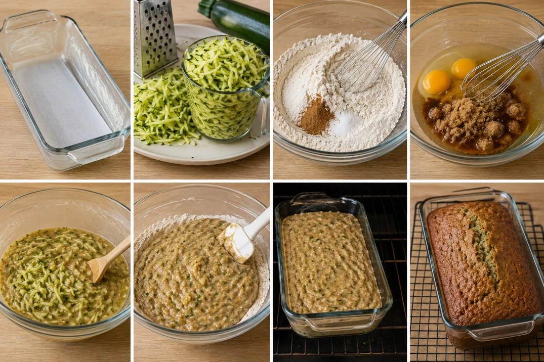Zucchini Bread - Step-by-Step Instructions