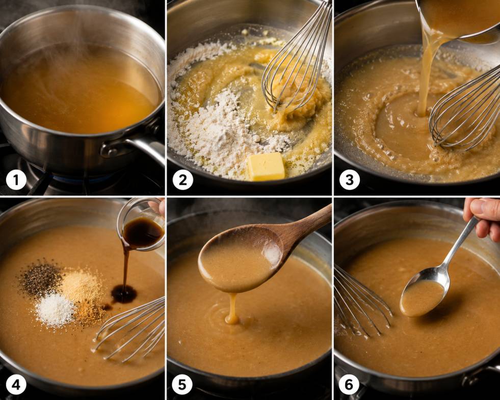 Step-by-Step Instructions Chicken Gravy