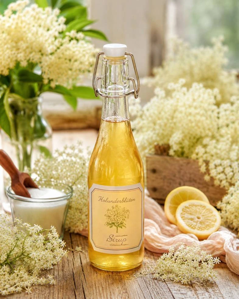 Holunderblütensirup