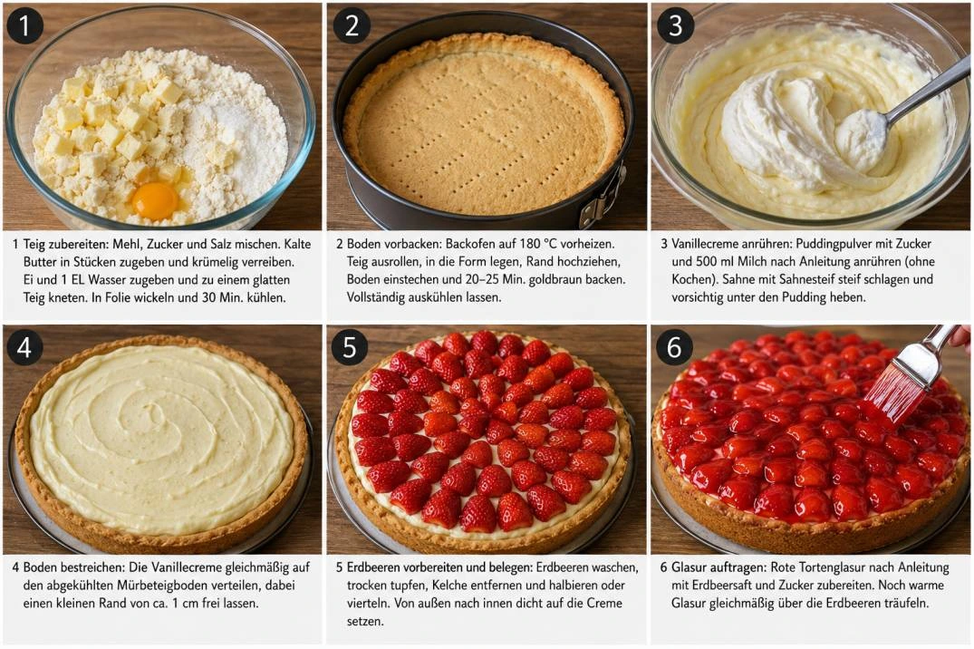 Erdbeerkuchen Rezept: So gelingt er wirklich jedem