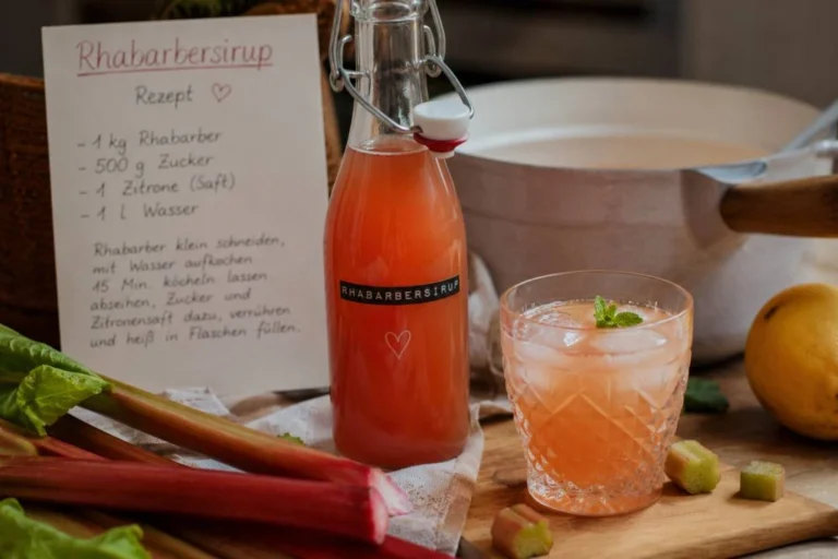 Rhabarbersirup