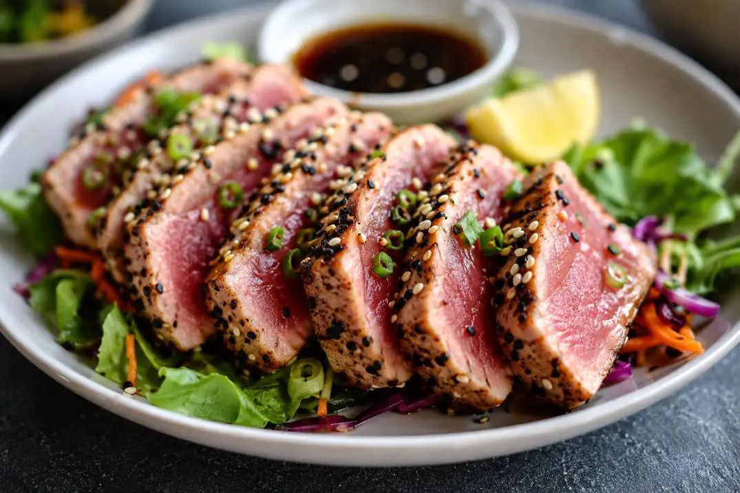 Perfectly Seared Ahi Tuna