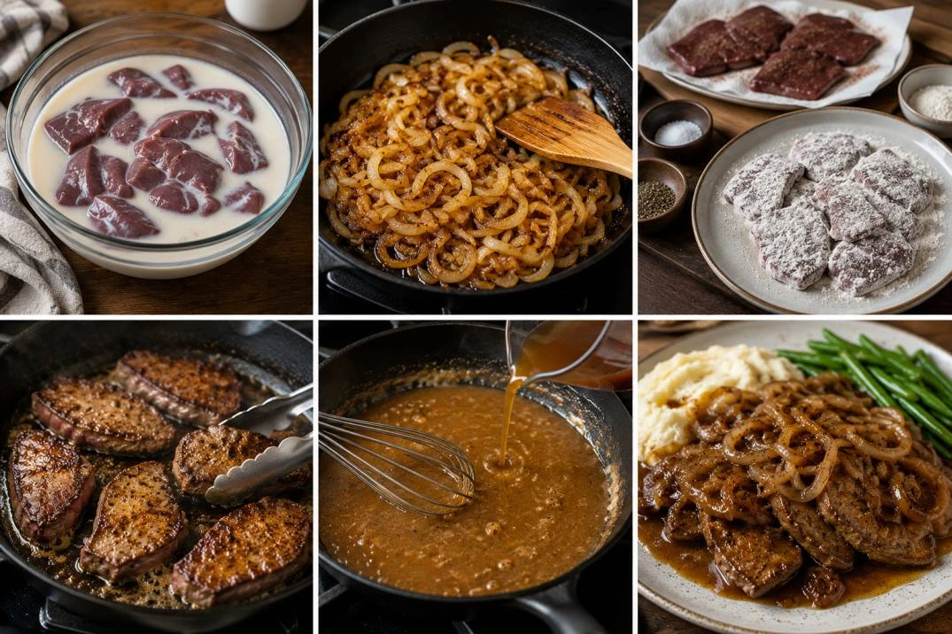 Liver and Onions with Gravy