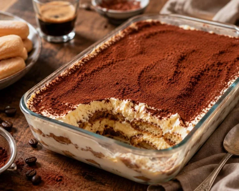 Tiramisú casero