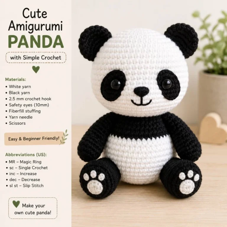 Cute Amigurumi Panda