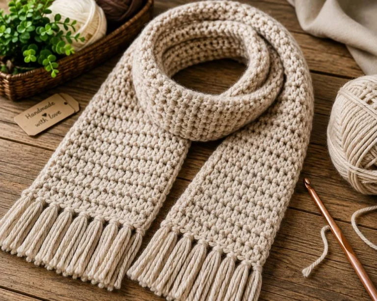 Crochet Stitch for a Scarf