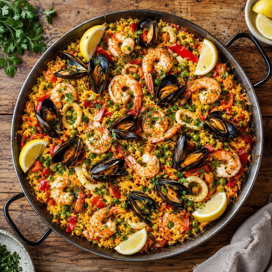 recipe to make paella