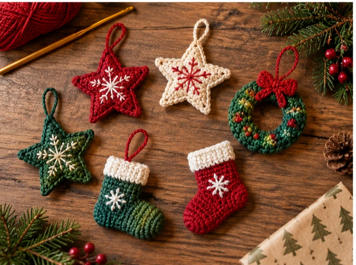 Crochet Christmas Ornaments