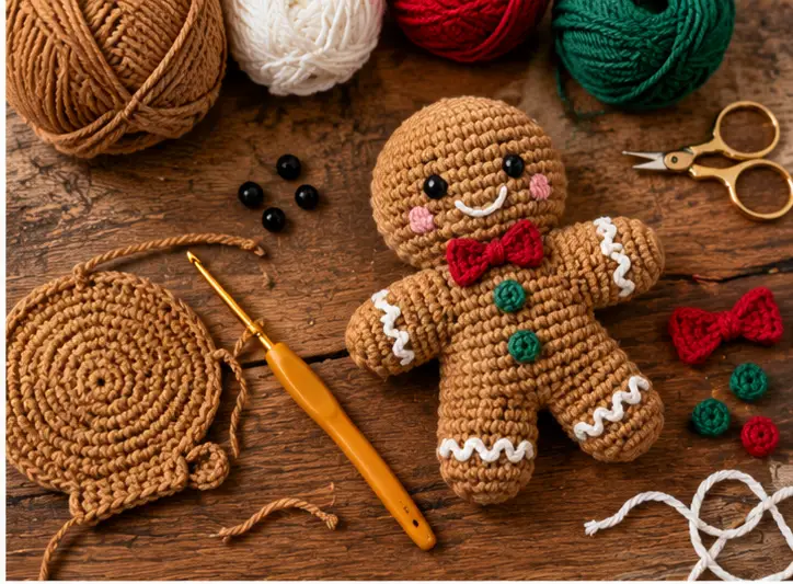 Crochet Gingerbread Man