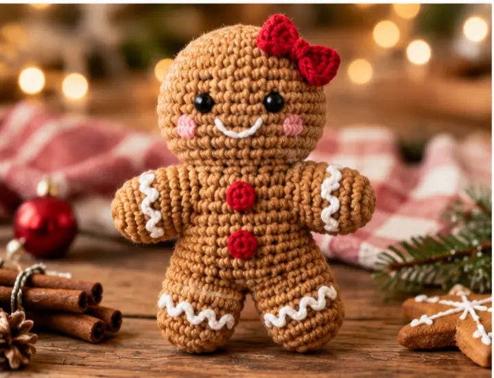 Crochet Gingerbread Man