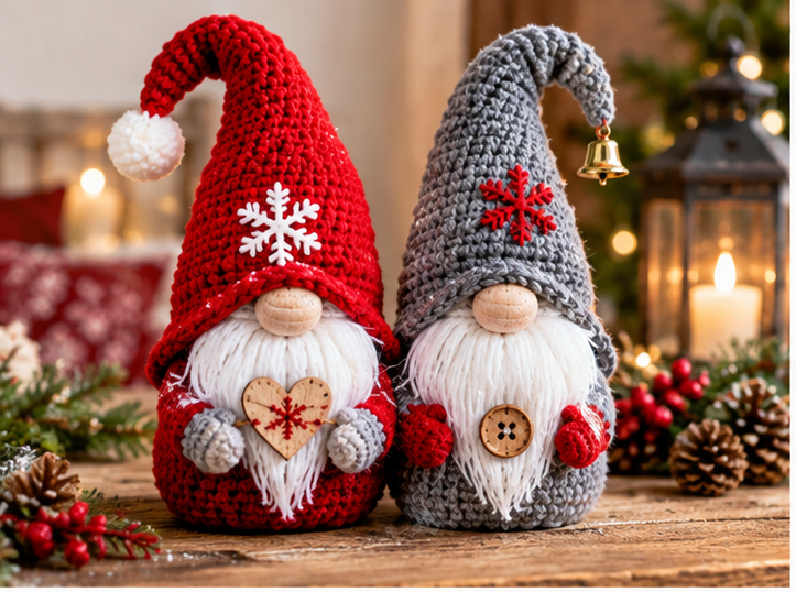 crochet christmas gnome
