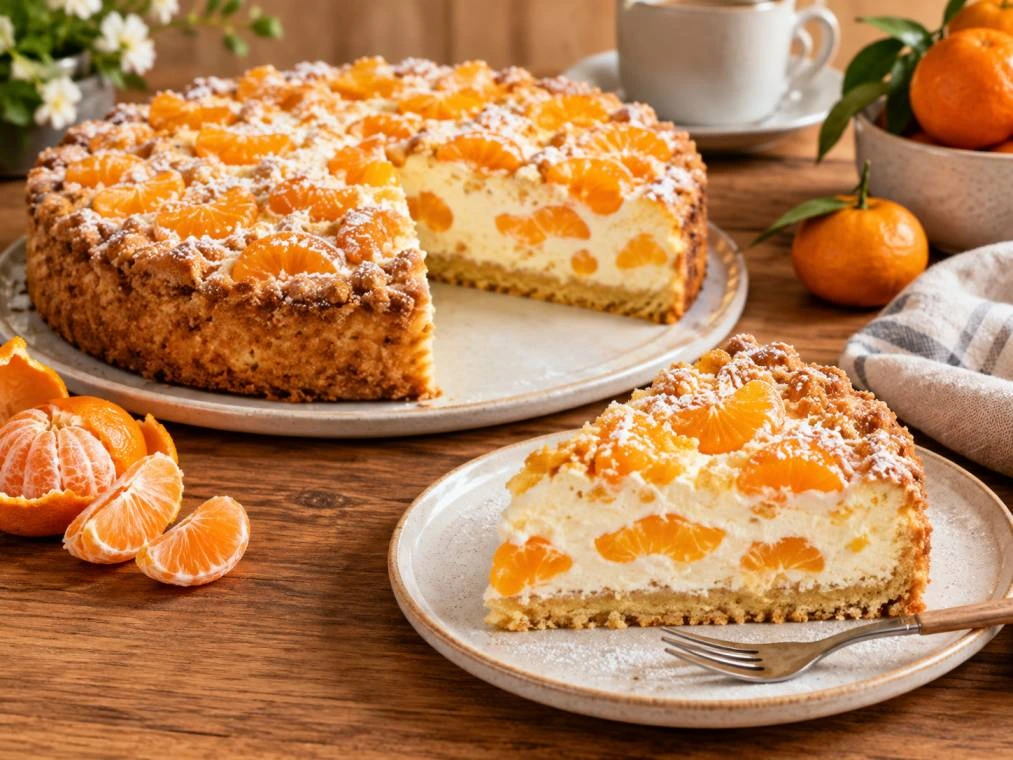 Mandarinen-Schmand-Kuchen