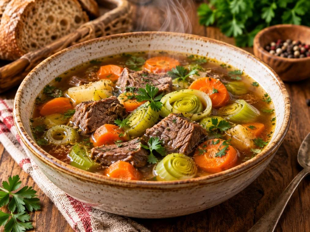 Rindfleischsuppe