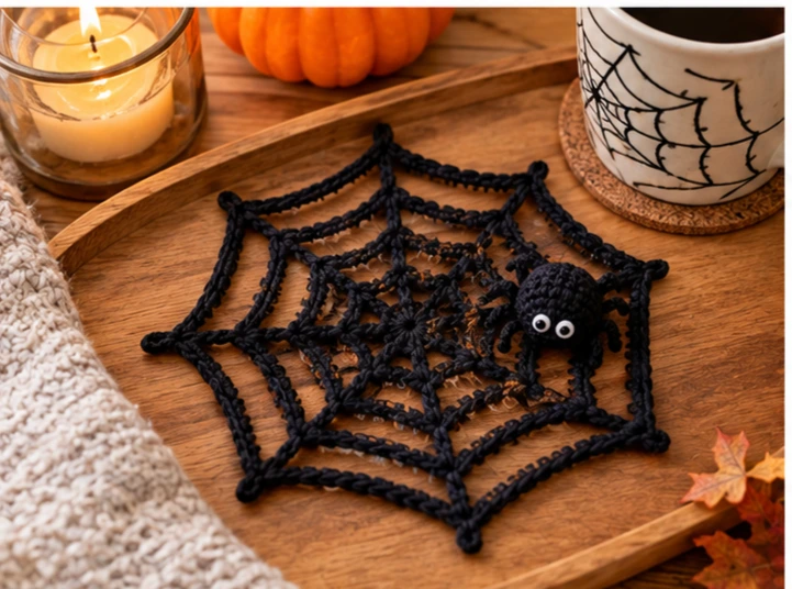 Crochet Spider Web