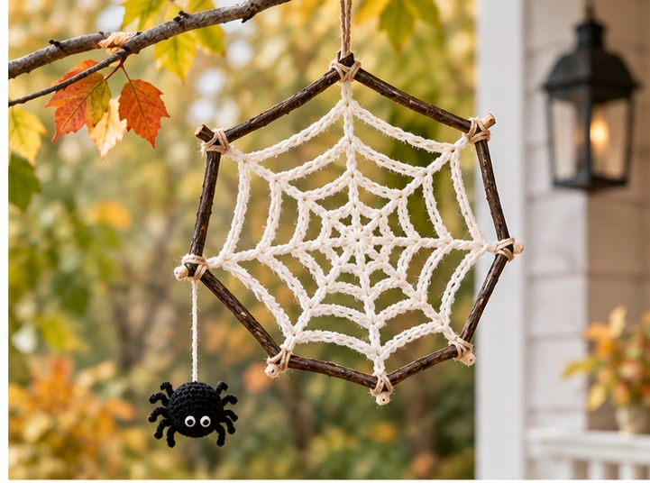 Crochet Spider Web
