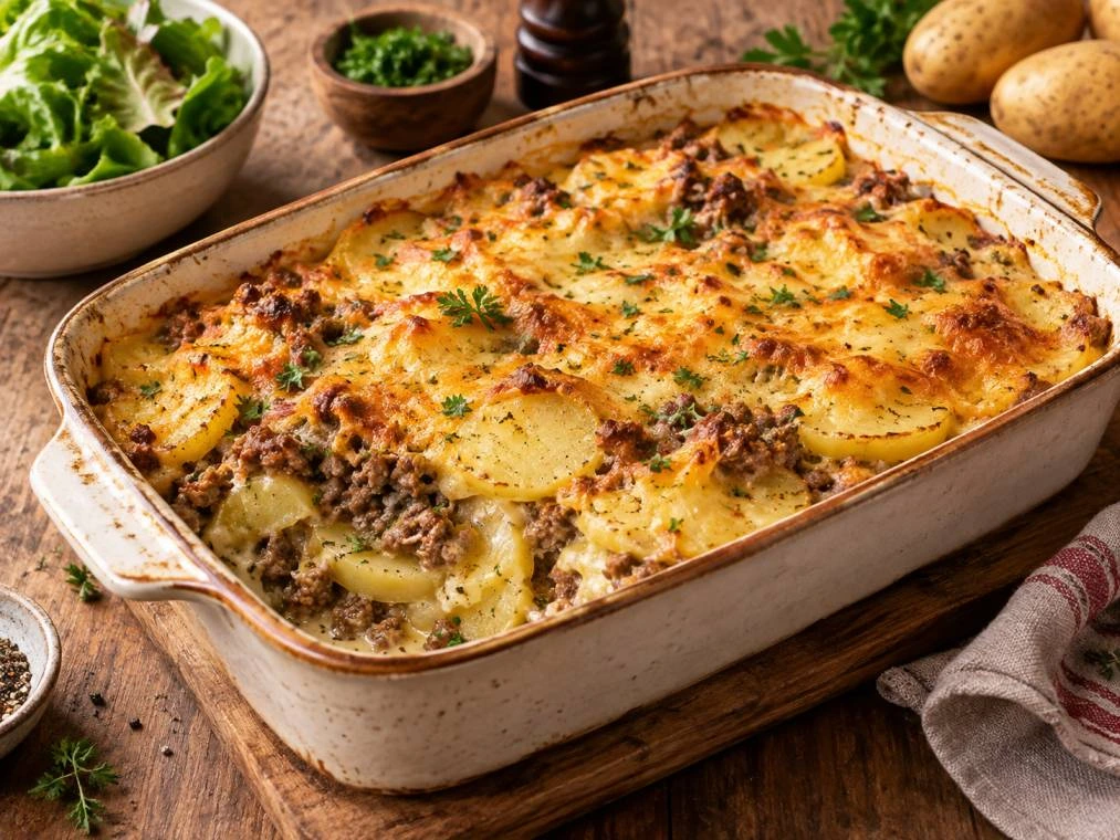 Kartoffel-Hackfleisch-Auflauf