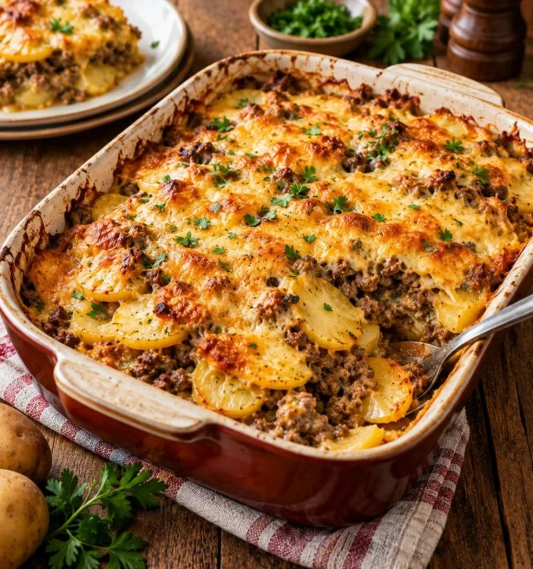 Kartoffel-Hackfleisch-Auflauf