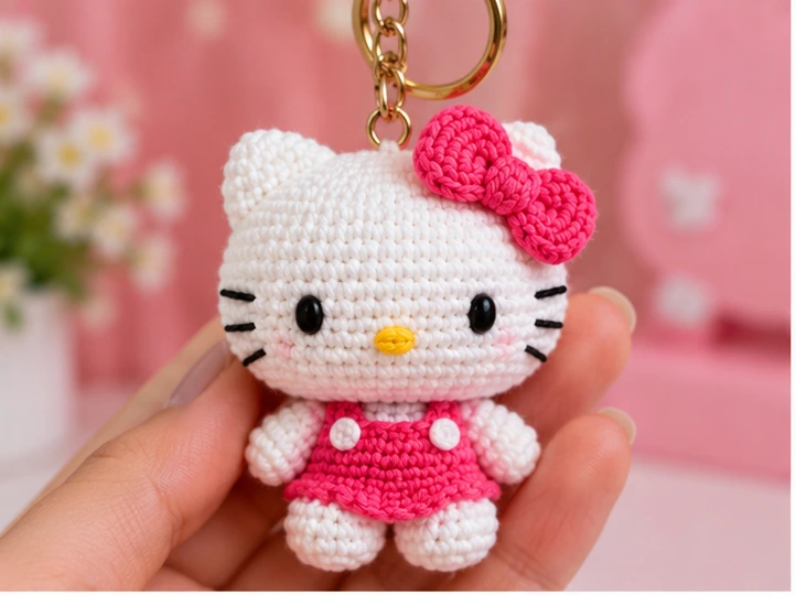 Hello Kitty Keychain Pattern