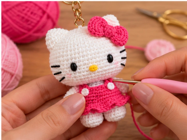 Hello Kitty Keychain Pattern