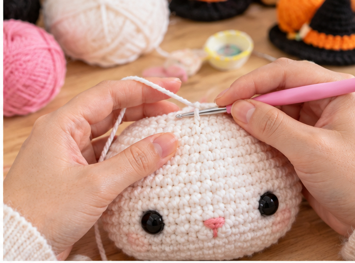 halloween bunny crochet