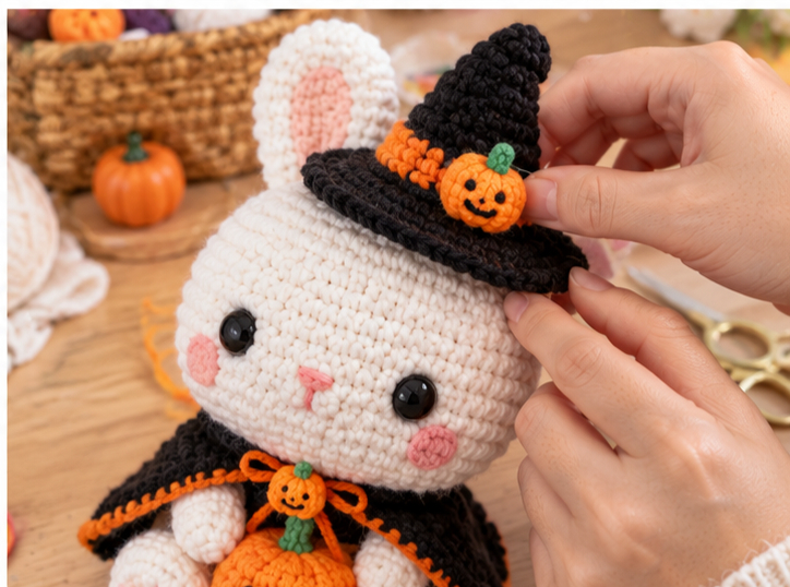 halloween bunny crochet