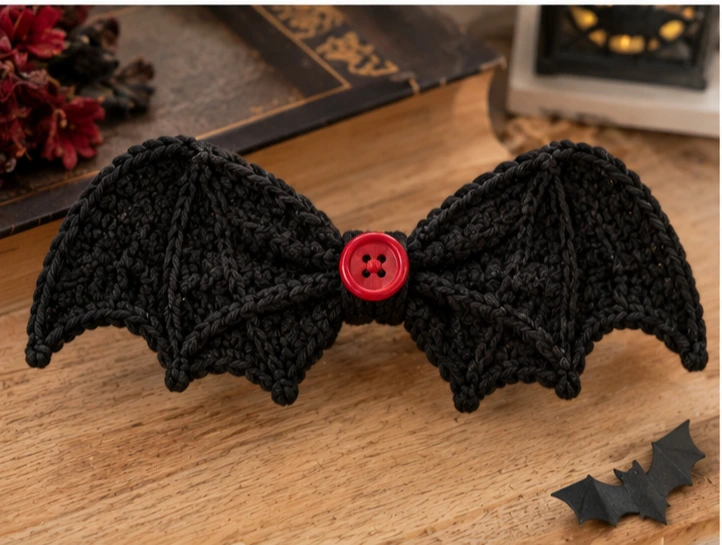 Halloween Crochet Hair Bows