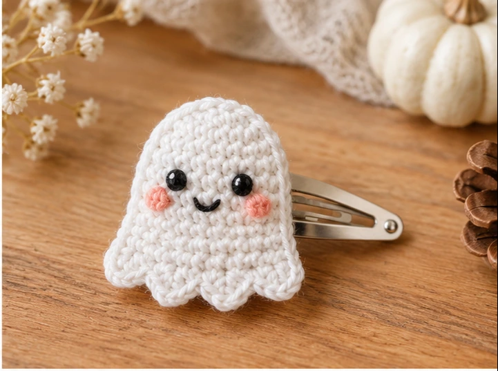 Crochet Hair Clips Halloween