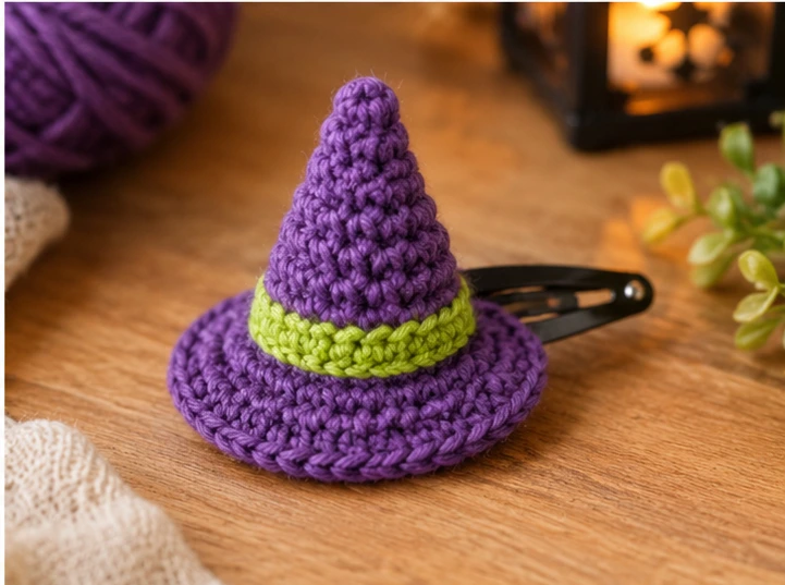 Crochet Hair Clips Halloween