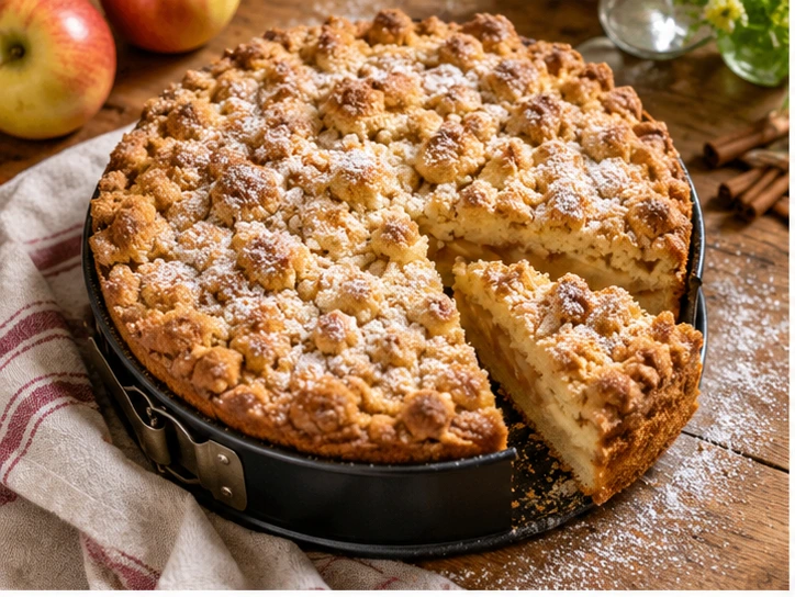 Apfelkuchen mit Streusel